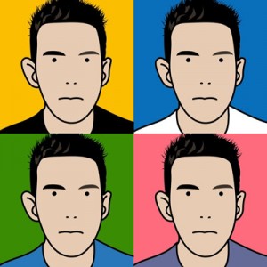 Blur best of 09 self portrait by Kyle Lambert